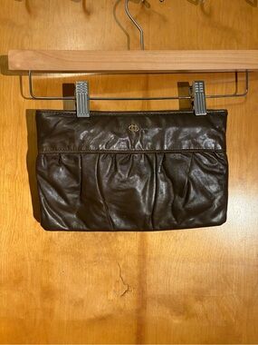 Vintage Letisse Brown Leather Clutch